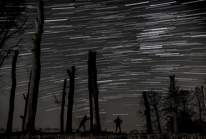 Startrail by night